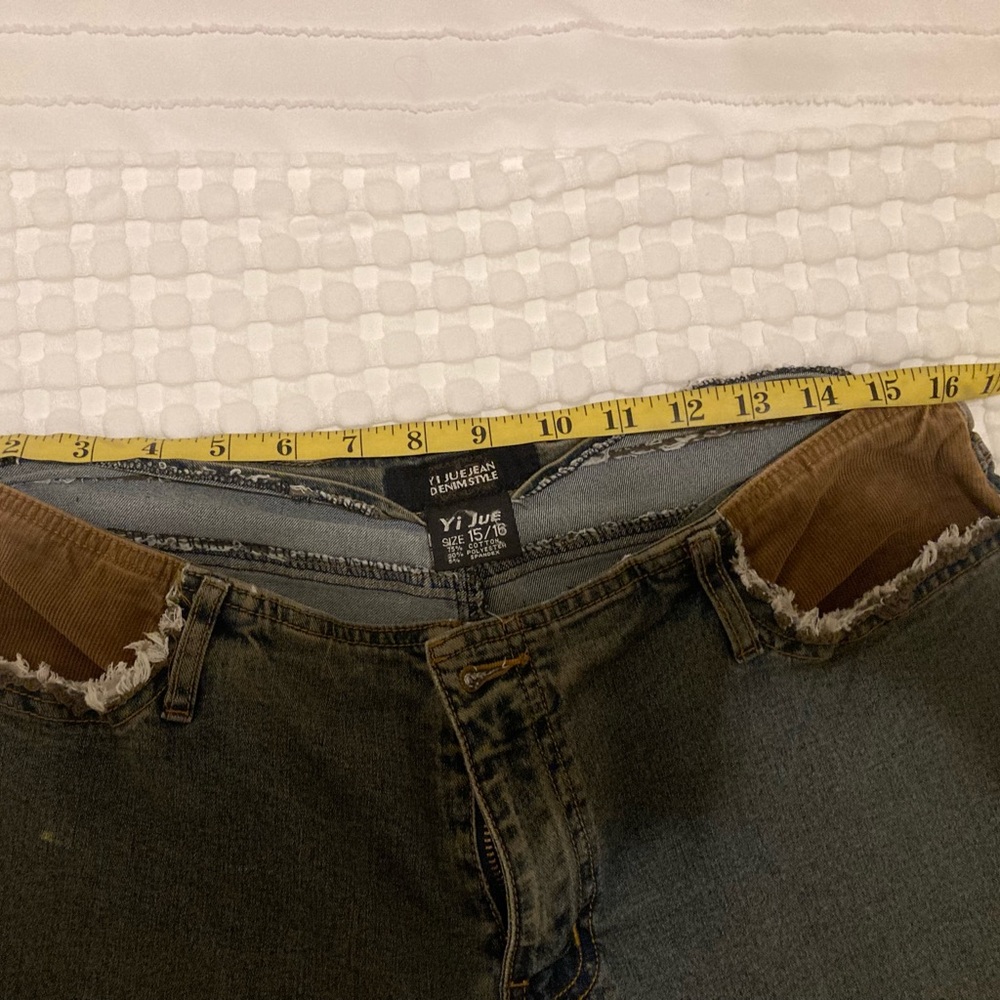 y2k patchwork jeans - image 4